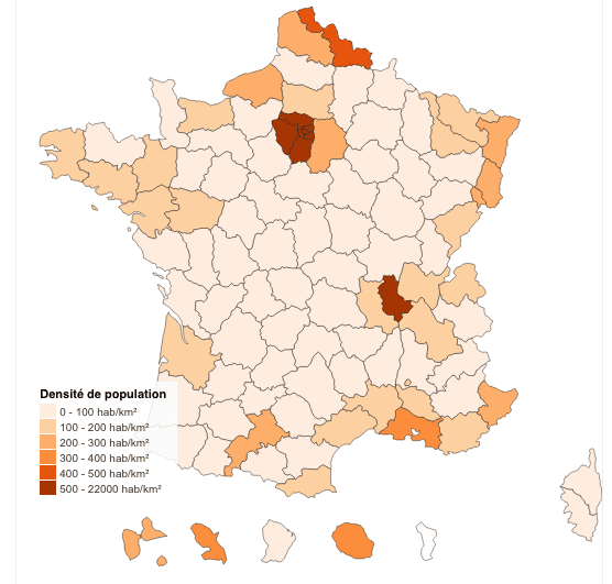 ˗ˏˋ Population : où vivent les français ? ˎˊ˗