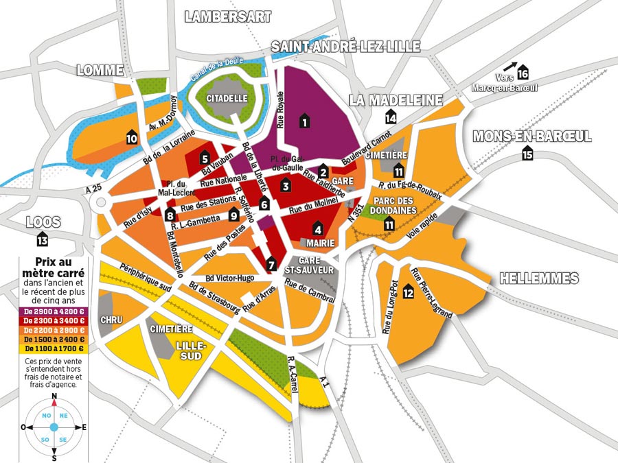 Lille : quels sont les prix de l’immobilier ?