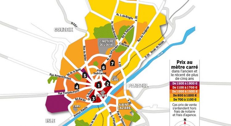 Immobilier prix limoges