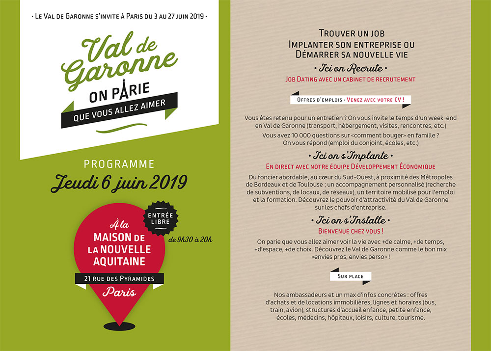 programme evenement val de garonne 6 juin 2019