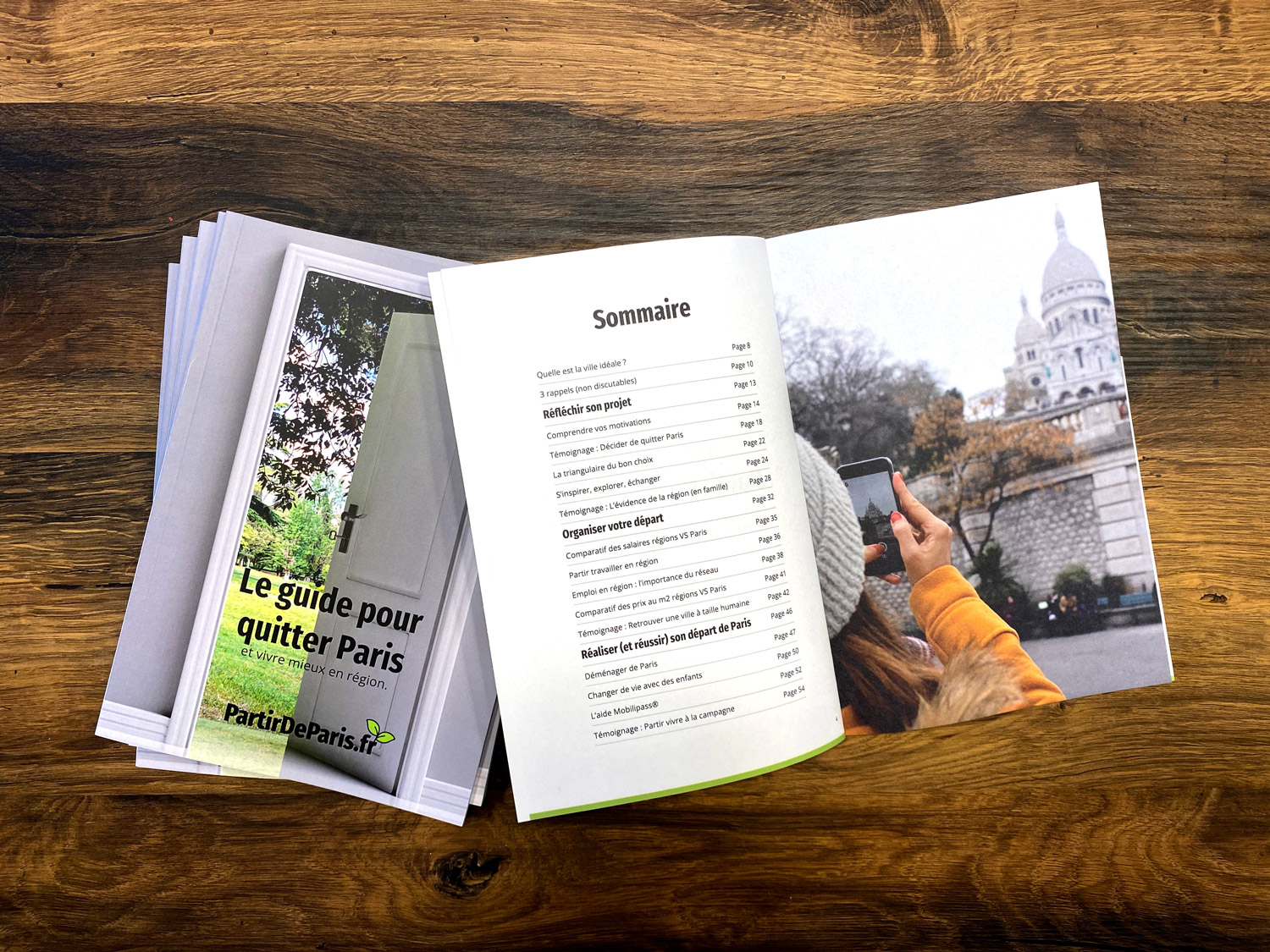 livre guide quitter paris